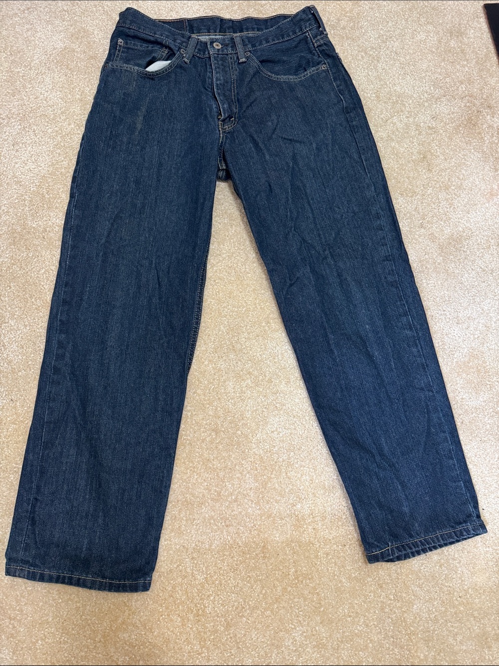 Levi’s 505 new Dark Blue Men's Straight-Leg Jeans 32x29.